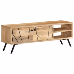 vidaXL Solid Mango Wood TV Cabinet Hifi Plasma Cabinet Sideboard TV Stand - Additional view 10