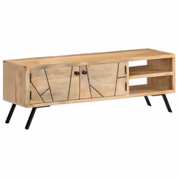 vidaXL Solid Mango Wood TV Cabinet Hifi Plasma Cabinet Sideboard TV Stand - Additional view 11
