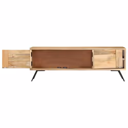vidaXL Solid Mango Wood TV Cabinet Hifi Plasma Cabinet Sideboard TV Stand
