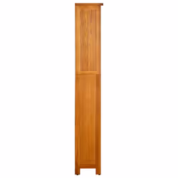 vidaXL Solid Oak Wood 5-Tier Bookcase Living Room Book Shelf Display Unit