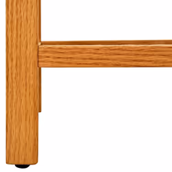 vidaXL Solid Oak Wood Shoe Rack with 5 Shelves Wooden Shoe Stands Storage - Additional view 3
