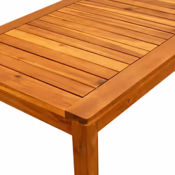 vidaXL Solid Acacia Wood Garden Coffee Table Wooden Porch End Side Tea Table - Additional view 4