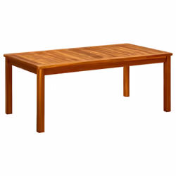 vidaXL Solid Acacia Wood Garden Coffee Table Wooden Porch End Side Tea Table