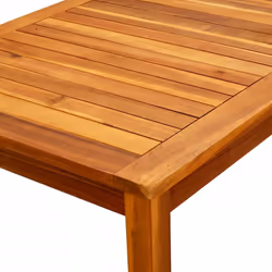 vidaXL Solid Acacia Wood Garden Coffee Table Wooden Porch End Side Tea Table - Additional view 4
