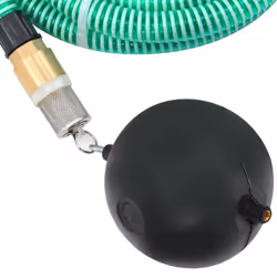 vidaXL Suction Hose Garden Hose Pipe with Brass Connectors Green 1.1" 15 m PVC - Additional view 4