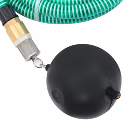 vidaXL Suction Hose Garden Hose Pipe with Brass Connectors Green 1.1" 20 m PVC - Additional view 4