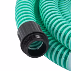 vidaXL Suction Hose Garden Hose Pipe with Brass Connectors Green 1.1" 25 m PVC