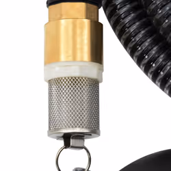 vidaXL Suction Hose Garden Hose Pipe with Brass Connectors Black 1.1" 20 m PVC - Additional view 5