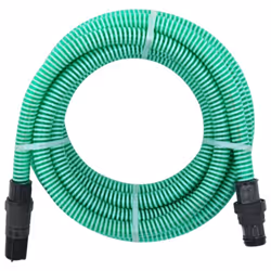 vidaXL Suction Hose Garden Hose Pipe with PVC Connectors Green 1" 4 m PVC