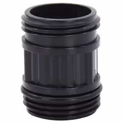 vidaXL Suction Hose Garden Hose Pipe with PVC Connectors Black 1" 4 m PVC