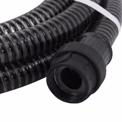 vidaXL Suction Hose Garden Hose Pipe with PVC Connectors Black 1" 4 m PVC - Additional view 4