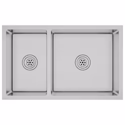 vidaXL Kitchen Sink Drop-in Utility Sink Stainless Steel Plumbing Fixtures - Additional view 2
