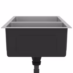 vidaXL Kitchen Sink Drop-in Utility Sink Stainless Steel Plumbing Fixtures - Additional view 4
