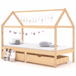 VidaXL 322138 kids bed Wood