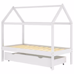 VidaXL 322140, White, Wood, 80 x 160 mm, 1 pc(s)