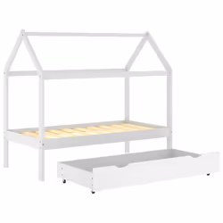 VidaXL 322140 kids bed White Wood - Additional view 5