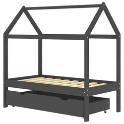 VidaXL 322142 kids bed Grey Wood