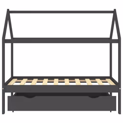 VidaXL 322143 kids bed Grey Wood