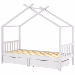 VidaXL 322150, White, Wood, 90 x 200 mm, 1 pc(s)
