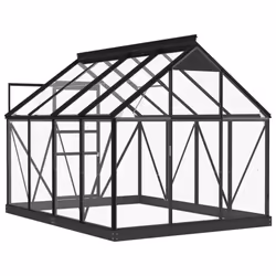 vidaXL Greenhouse Glass Replacements Garden Glass Panel 16pcs Tempered Glass - Additional view 4