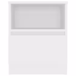 VidaXL 806158 nightstand/bedside table White - Additional view 4