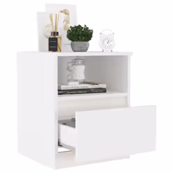 VidaXL 806158 nightstand/bedside table White - Additional view 7