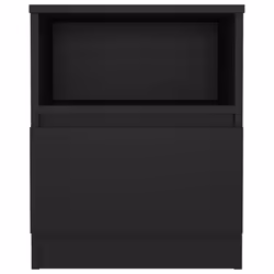 VidaXL 806159 nightstand/bedside table Black