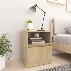 VidaXL 806163 nightstand/bedside table Oak