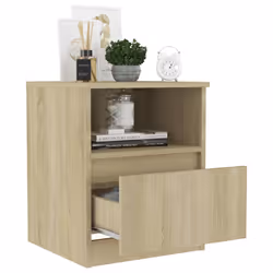 VidaXL 806163 nightstand/bedside table Oak - Additional view 6