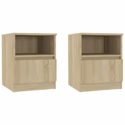 VidaXL 806164, Oak, Wood, 400 mm, 400 mm, 500 mm, 2 pc(s)