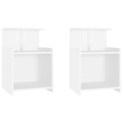 VidaXL 806176 nightstand/bedside table White