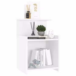 VidaXL 806176 nightstand/bedside table White - Additional view 6