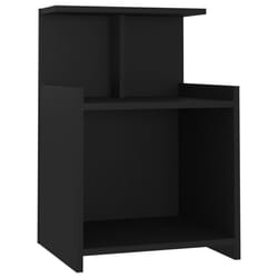 VidaXL 806177 nightstand/bedside table Black