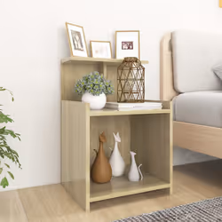 VidaXL 806182 nightstand/bedside table Oak