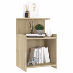 VidaXL 806182 nightstand/bedside table Oak - Additional view 6