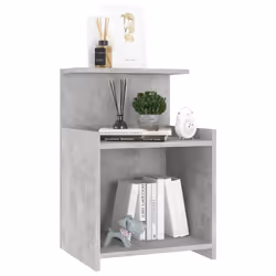 VidaXL 806184 nightstand/bedside table Concrete colour - Additional view 6