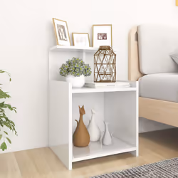 VidaXL 806187 nightstand/bedside table White