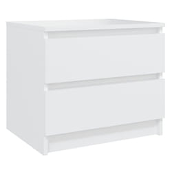 VidaXL 806193 nightstand/bedside table White
