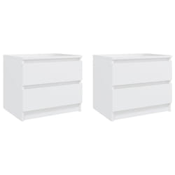 VidaXL 806194 nightstand/bedside table White