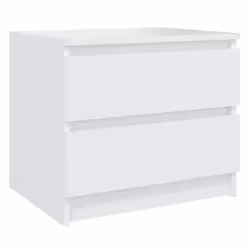 VidaXL 806194 nightstand/bedside table White