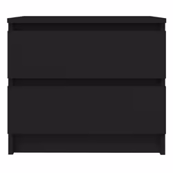 VidaXL 806195 nightstand/bedside table Black