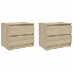 VidaXL 806200, Oak, Wood, 500 mm, 390 mm, 435 mm, 2 pc(s)