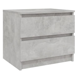 VidaXL 806201 nightstand/bedside table Concrete colour