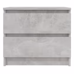 VidaXL 806201 nightstand/bedside table Concrete colour