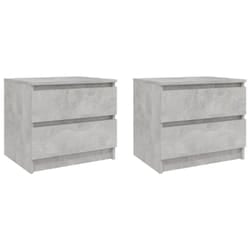 VidaXL 806202 nightstand/bedside table Concrete colour