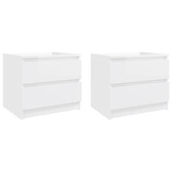 VidaXL 806206 nightstand/bedside table White