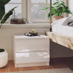 VidaXL 806206 nightstand/bedside table White