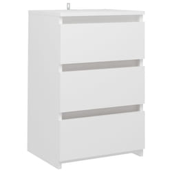 VidaXL 806211 nightstand/bedside table White