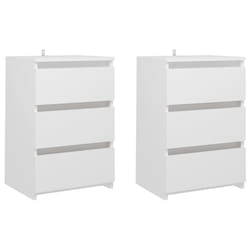 VidaXL 806212 nightstand/bedside table White