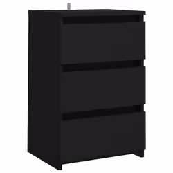 VidaXL 806213, Black, Wood, 400 mm, 350 mm, 625 mm, 1 pc(s)